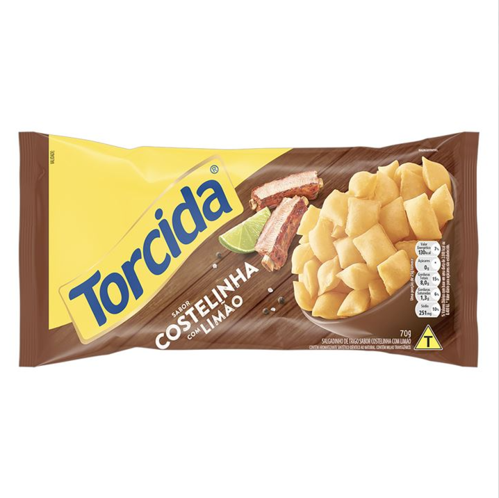 SALGADINHO TORCIDA COSTELINHA C/ LIMAO 20/70G