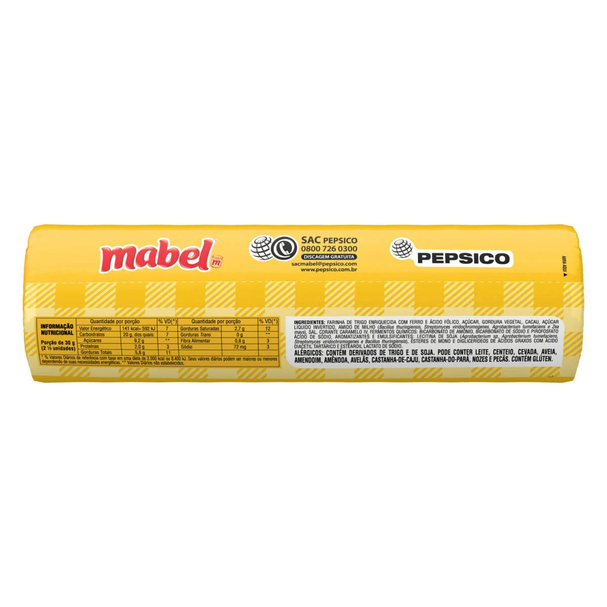 BISCOITO RECHEADO CHOCOLATE 33/140G
