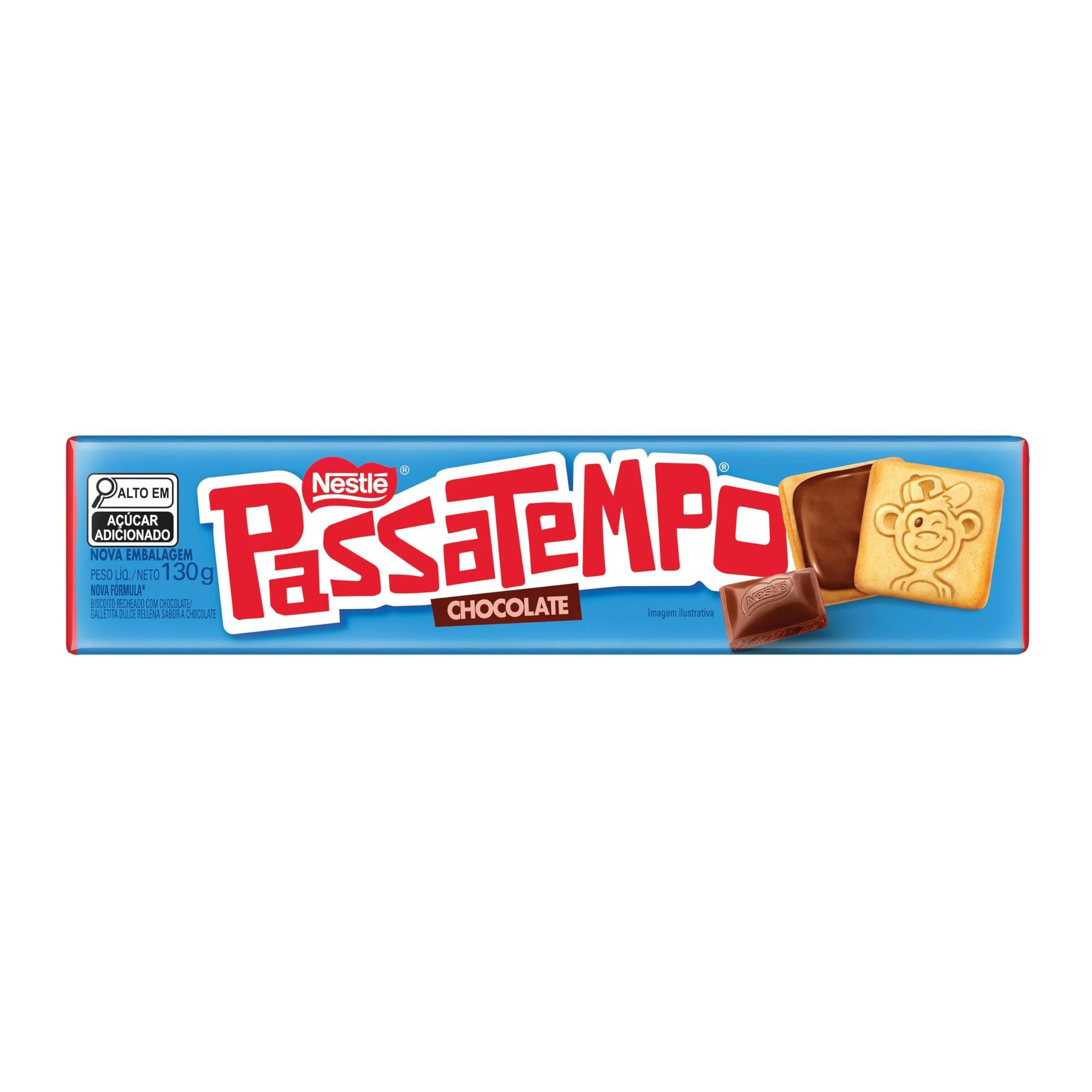 PASSATEMPO RECHEADO CHOCOLATE 70/130G