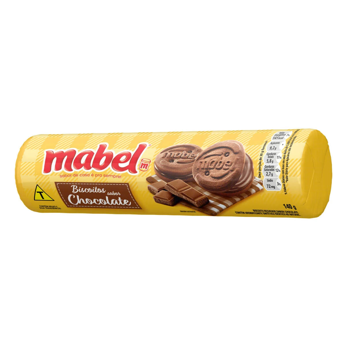 BISCOITO RECHEADO CHOCOLATE 33/140G