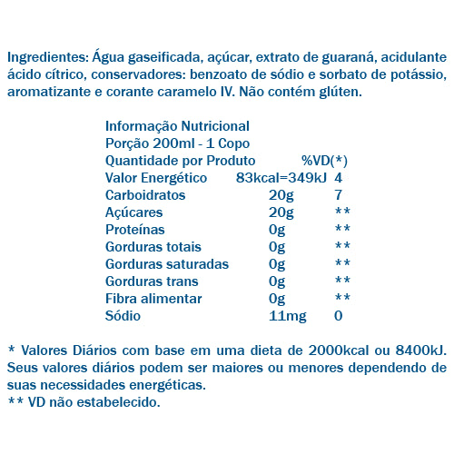 GUARANA 6/2 LITERS