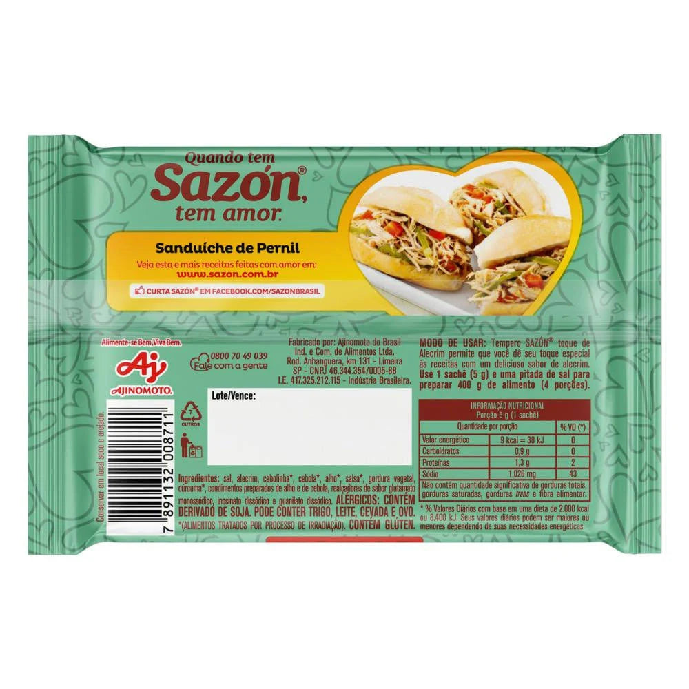 SAZON BRAZIL TOQUE ALECRIM 48/60G